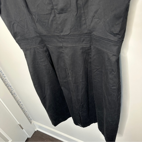 J Crew Factory Black Square Neck Sheath Size 18 BY040 NWT Spring‎ 24 Office Work - Picture 12 of 12